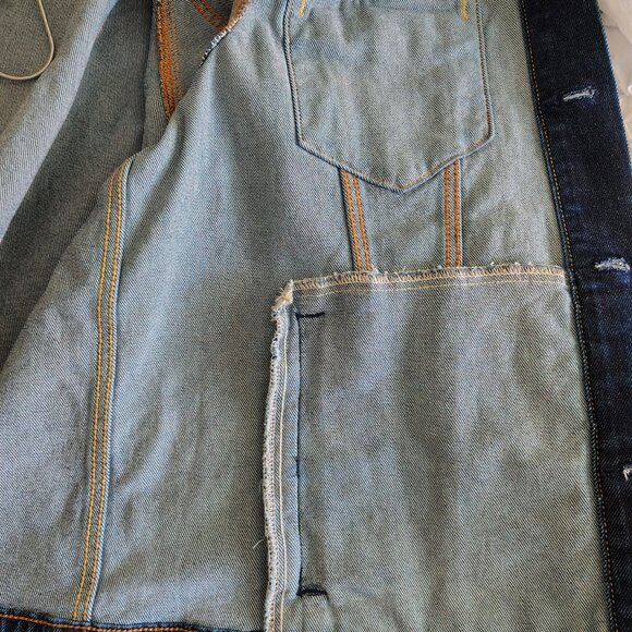 NWT Mens Levi`s Size XL Color Denim Cotton Jacket - Picture 12 of 12